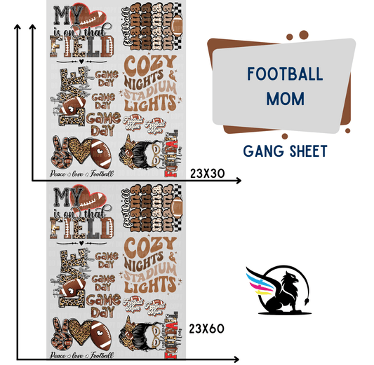 Premade Gang Sheet | Football Mama