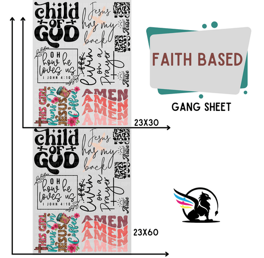 Premade Gang Sheet | Faith Based
