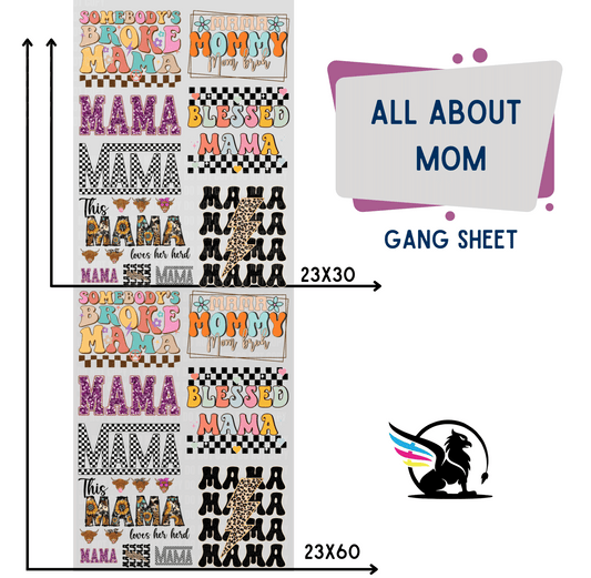 Premade Gang Sheet | All About Mom
