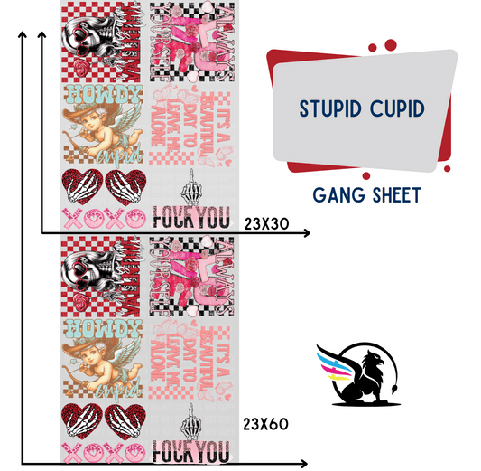 Premade Gang Sheet | Stupid Cupid