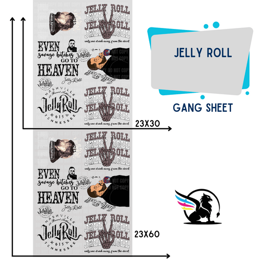 Premade Gang Sheet | Jelly Roll