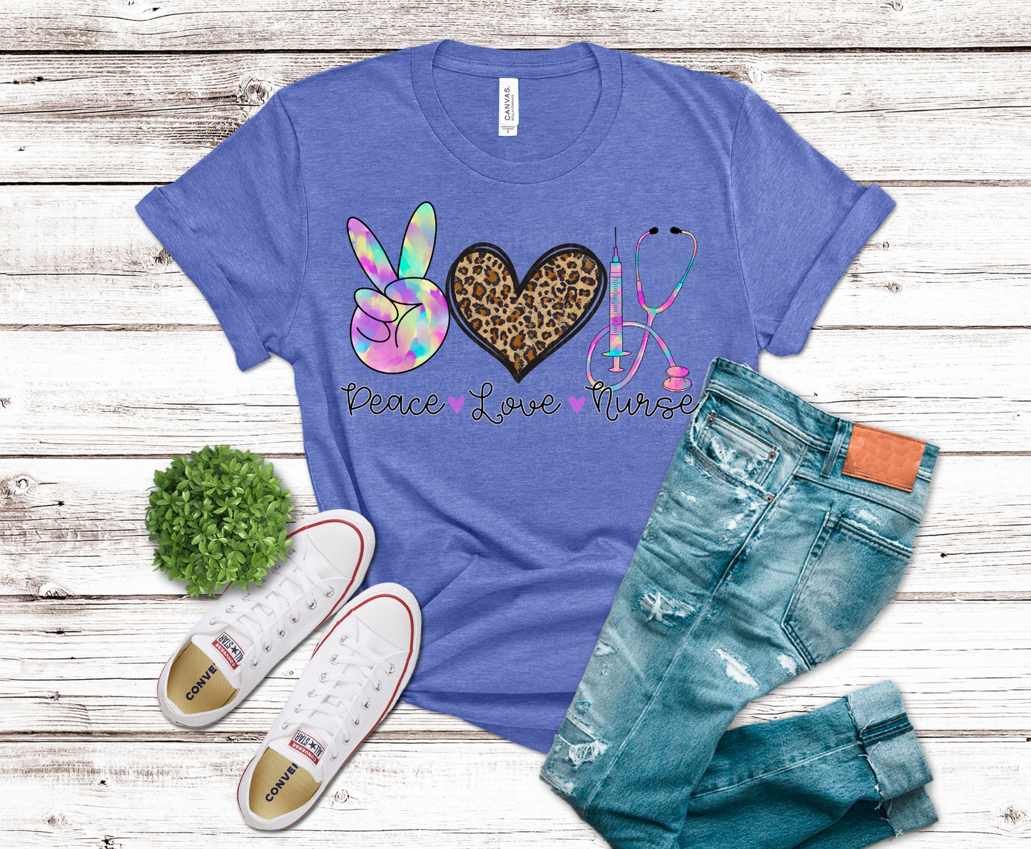 Premade DTF Transfer Gang Sheet For Graphic Tees| Nurse Life