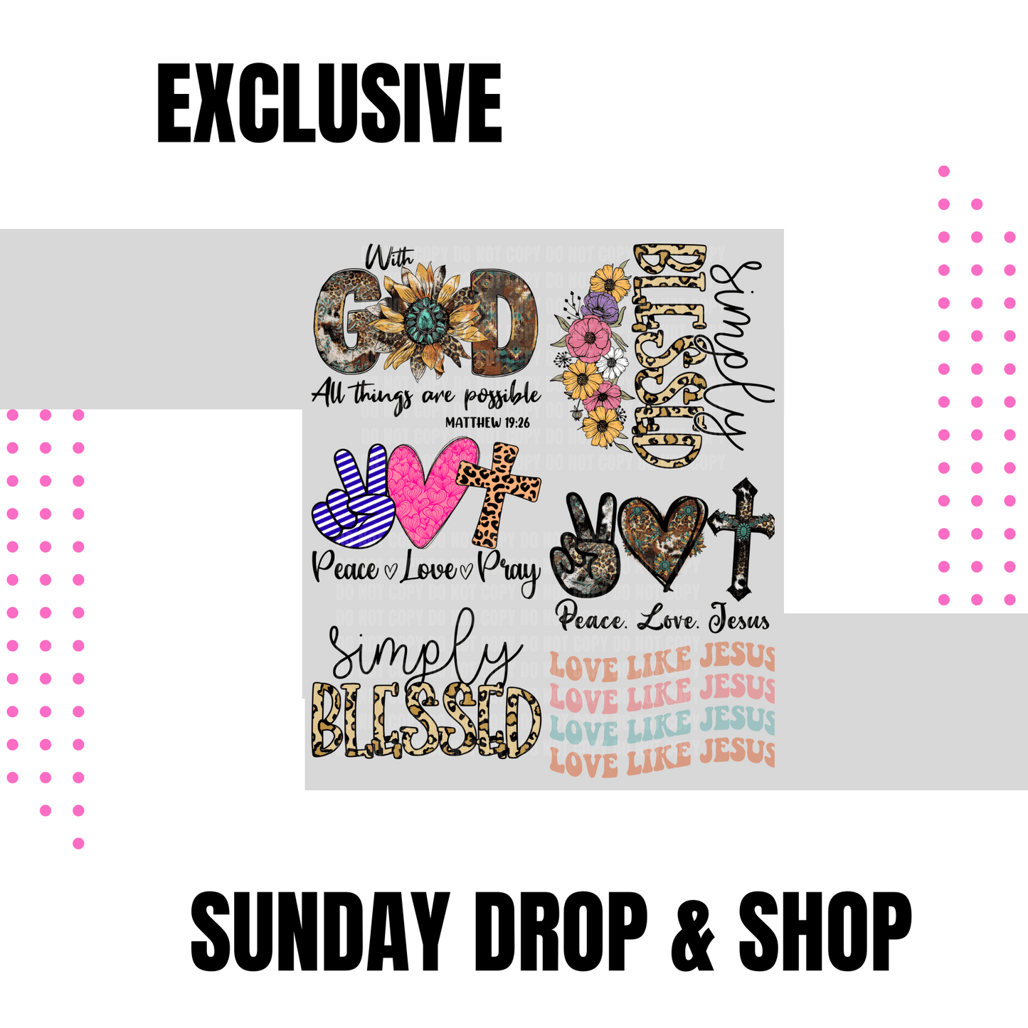 Faith | Sunday Drop & Shop
