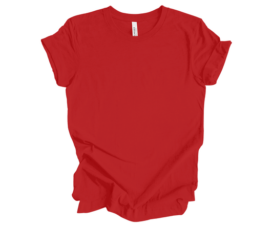 BELLA+CANVAS® Unisex Jersey Short Sleeve Tee | Red