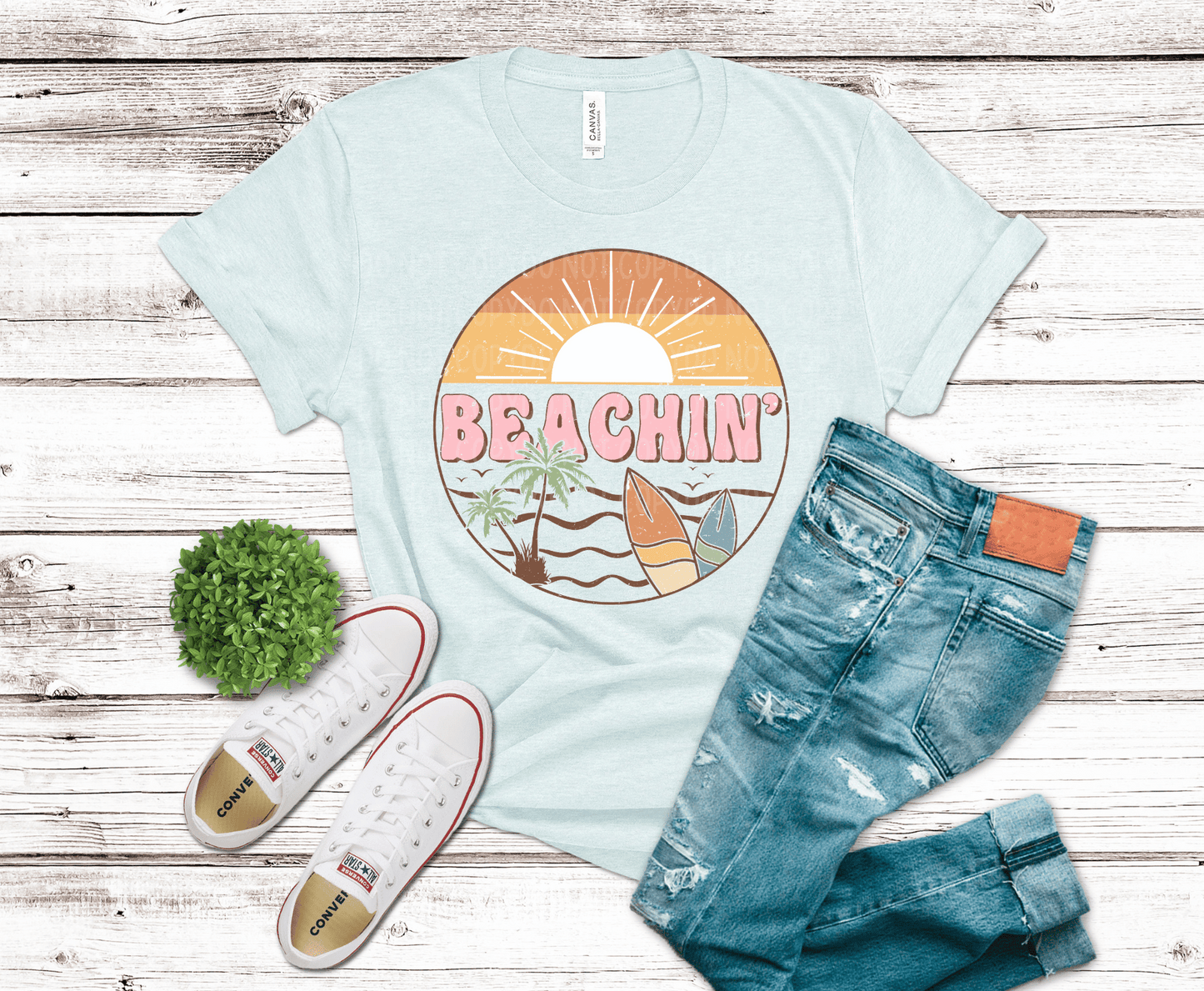 Premade DTF Transfer Gang Sheet For Graphic Tees | Summer Vibes