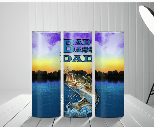 Bad Ass Dad | Sublimation Tumbler Transfer