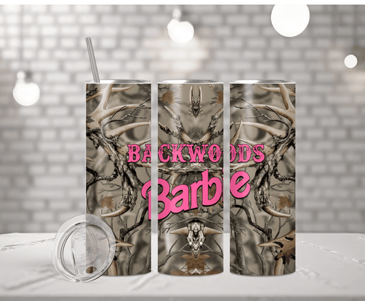 Backwoods Barbie | Sublimation Tumbler Transfer