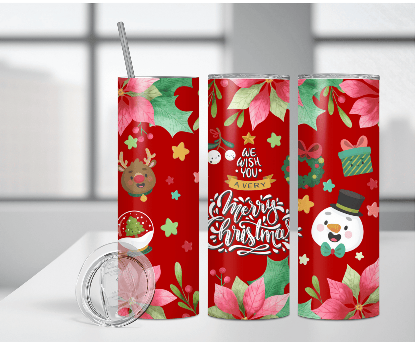Very Merry Christmas | Sublimation Tumbler Transfer