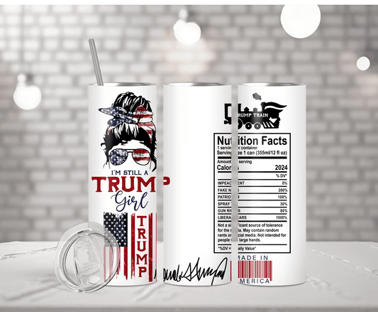 Trump Girl | Sublimation Tumbler Transfer