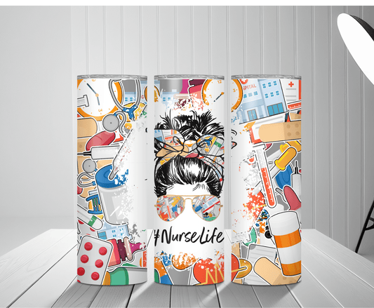Nurse Life | Sublimation Tumbler Transfer - Griffin Expressions