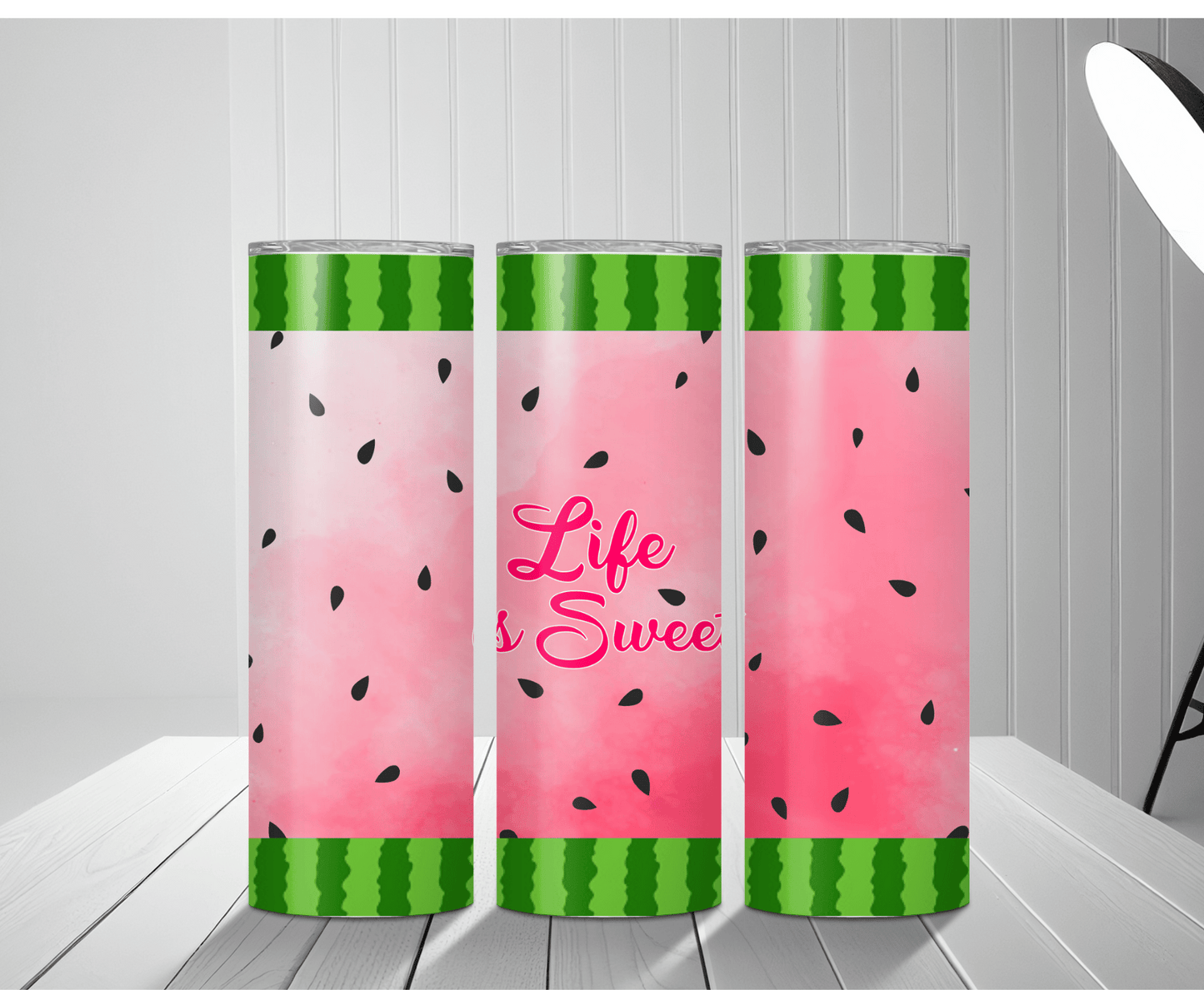 Life is Sweet | Sublimation Tumbler Transfer