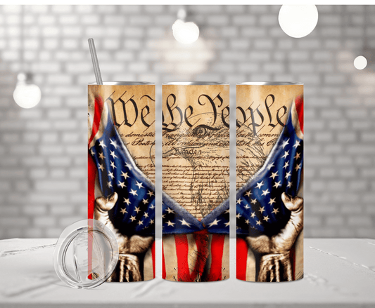 We The People | Sublimation Tumbler Transfer