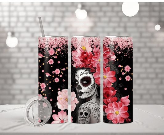 Sugar Skull | Sublimation Tumbler Transfer