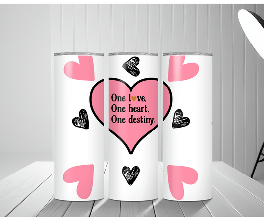 One Love | Sublimation Tumbler Transfer