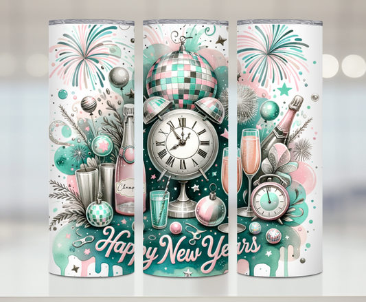 Happy New Years | Premium Sublimation Tumbler Transfers – Vibrant, Long-Lasting Designs