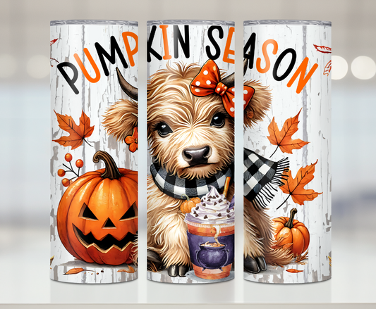 Pumpkin Season | Premium Sublimation Tumbler Transfers – Vibrant, Long-Lasting Designs