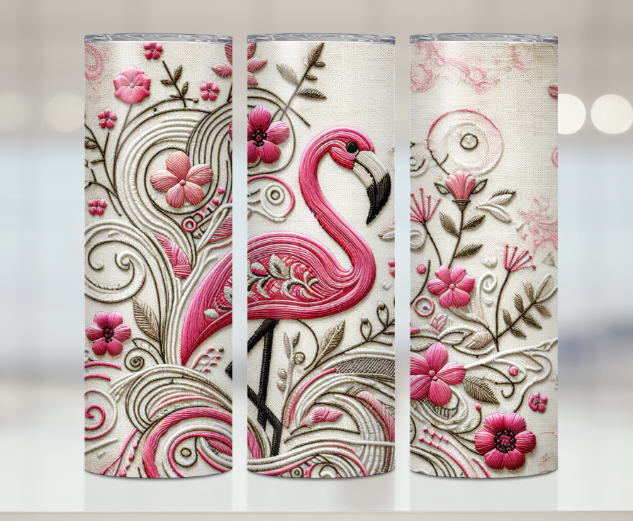 Falmingo Embroidery| Premium Sublimation Tumbler Transfers – Vibrant, Long-Lasting Designs