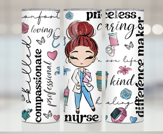 Nurse Affirmations | Premium Sublimation Tumbler Transfers – Vibrant, Long-Lasting Designs