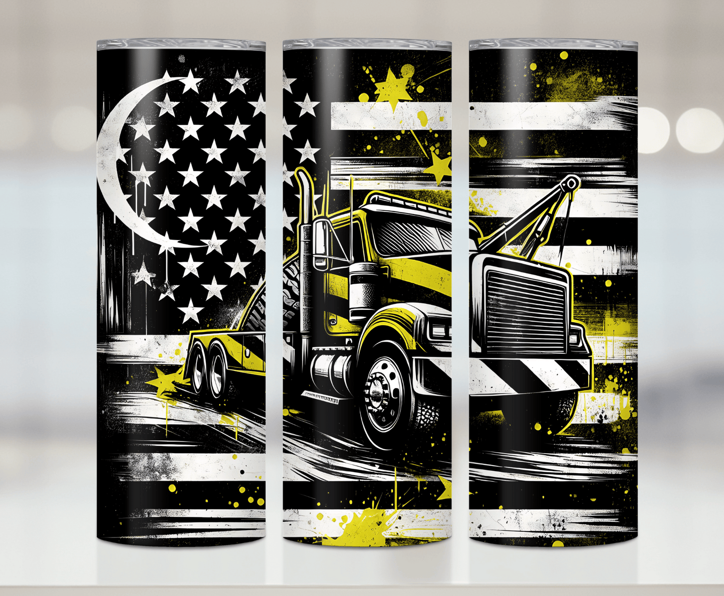Trucker Life | Premium Sublimation Tumbler Transfers – Vibrant, Long-Lasting Designs