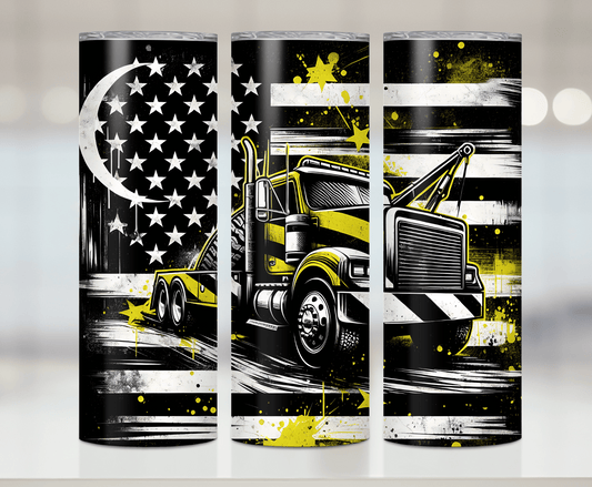 Trucker Life | Premium Sublimation Tumbler Transfers – Vibrant, Long-Lasting Designs
