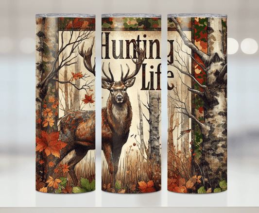 Hunting Life  | Premium Sublimation Tumbler Transfers – Vibrant, Long-Lasting Designs