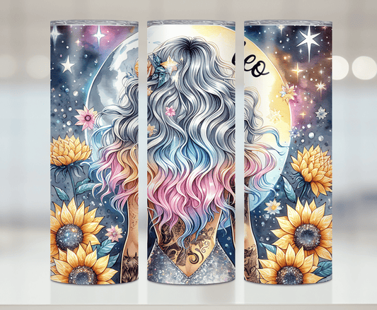 Leo Zodiac | Premium Sublimation Tumbler Transfers – Vibrant, Long-Lasting Designs