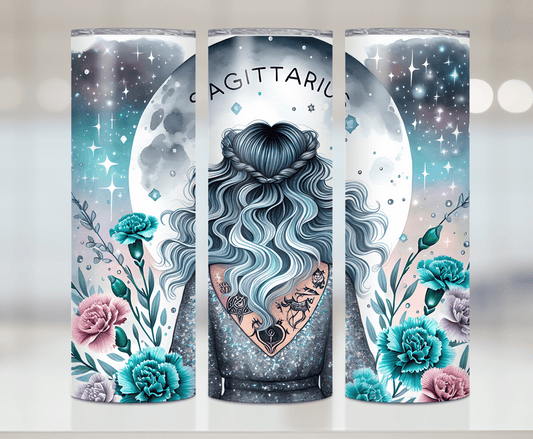 Sagittarius Zodiac | Premium Sublimation Tumbler Transfers – Vibrant, Long-Lasting Designs