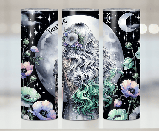 Taurus Zodiac | Premium Sublimation Tumbler Transfers – Vibrant, Long-Lasting Designs