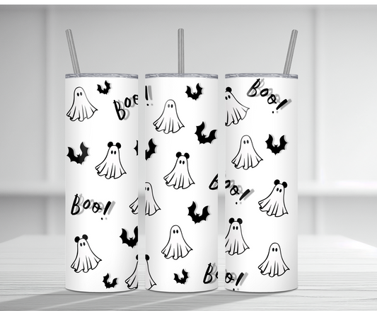 Blurry Boo Halloween  | Sublimation Tumbler Transfer