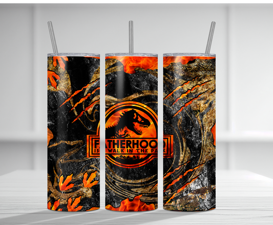 Fatherhood A Walk In The Park | Sublimation Tumbler Transfer