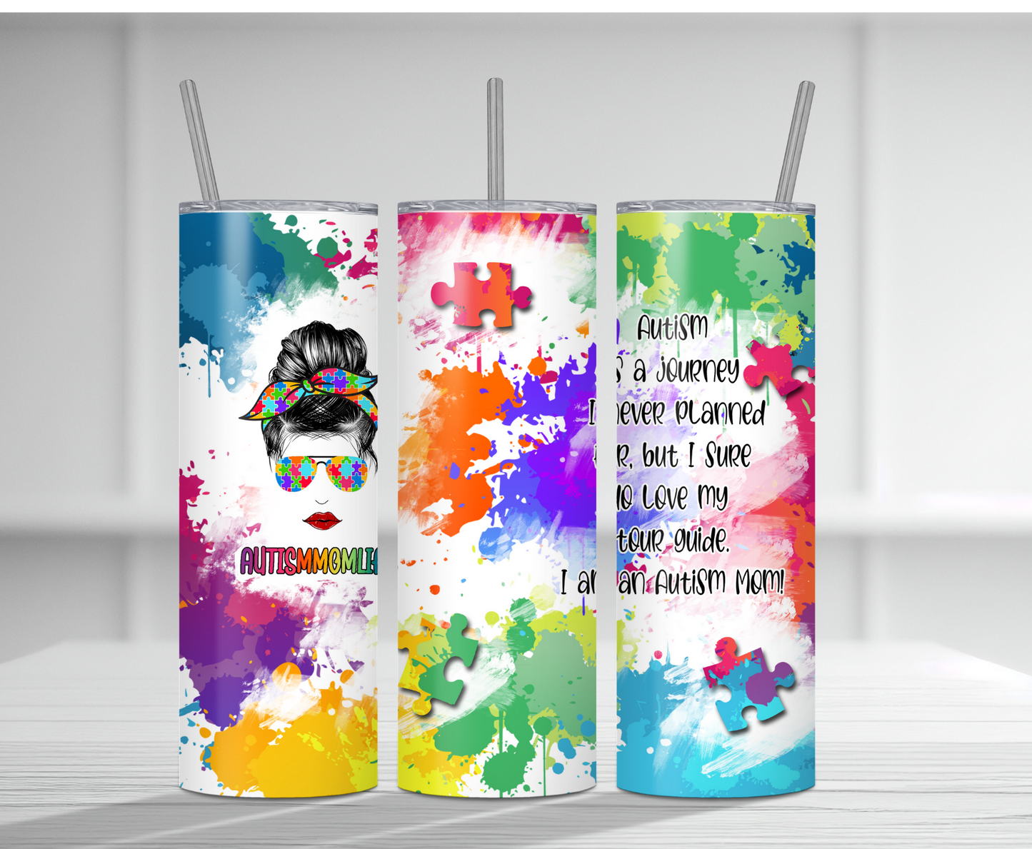 Autism Awareness | Sublimation Tumbler Transfer