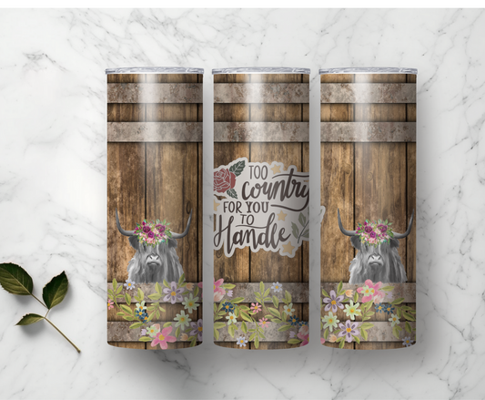 Country Girl | Sublimation Tumbler Transfer