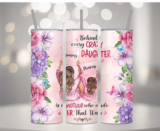 Mother Daughter Bond | Sublimation Tumbler Transfer