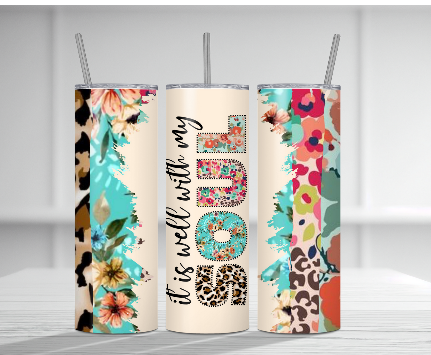 Well With My Soul | Sublimation Tumbler Transfer