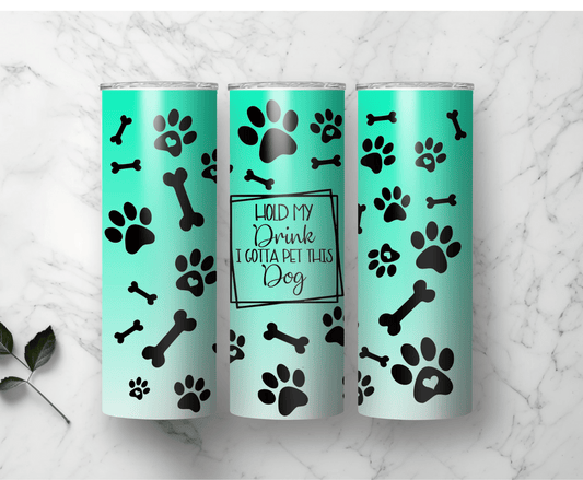 Dog Paws | Sublimation Tumbler Transfer