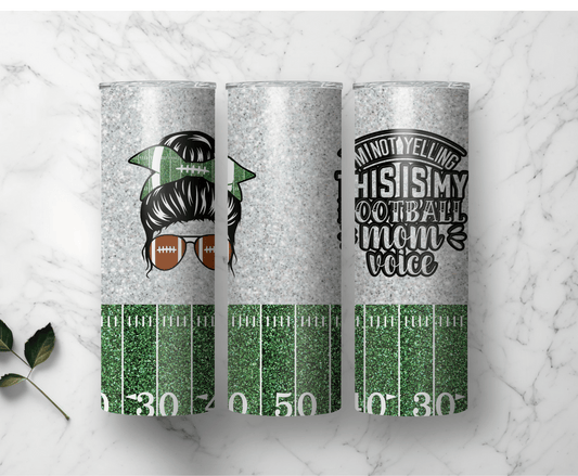 Football Mom | Sublimation Tumbler Transfer