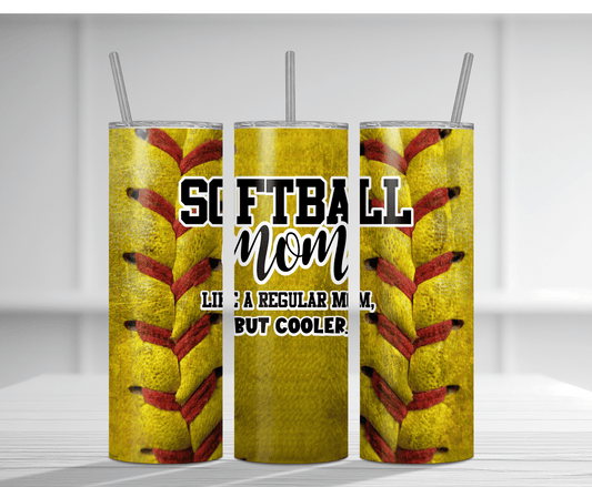 Softball Mom | Sublimation Tumbler Transfer