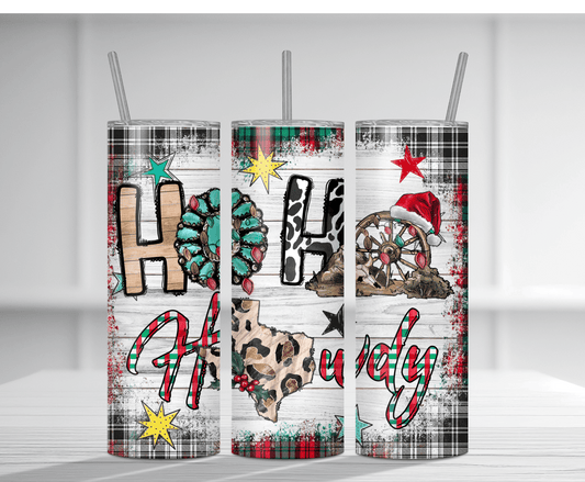 Ho Ho Howdy | Sublimation Tumbler Transfer