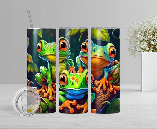 3 Little Frogs | Sublimation Tumbler Transfer