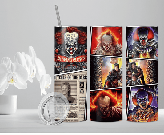 Halloween IT Clown | Sublimation Tumbler Transfer