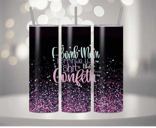 F Bomb | Sublimation Tumbler Transfer