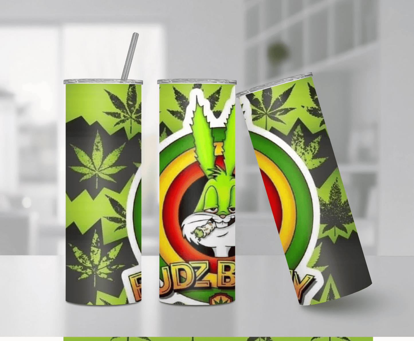 Budz Bunny | Sublimation Tumbler Transfer