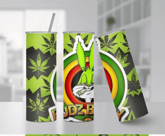 Budz Bunny | Sublimation Tumbler Transfer