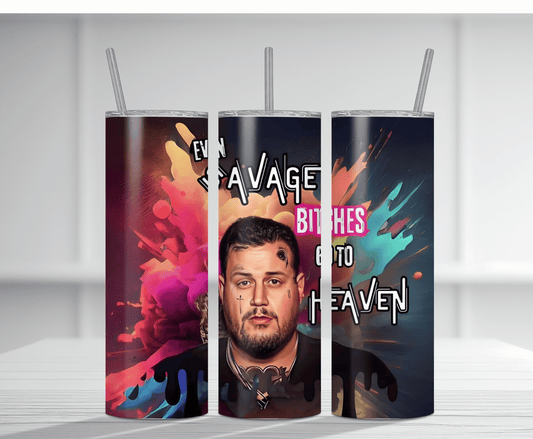 Jelly Roll Savage | Sublimation Tumbler Transfer