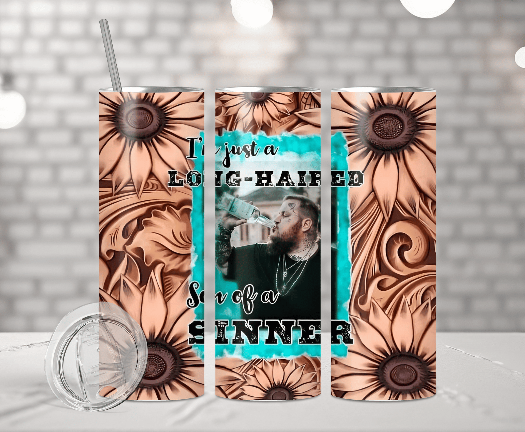 Son Of A Sinner | Sublimation Tumbler Transfer - Griffin Expressions