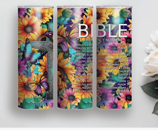 Bible Verse | Sublimation Tumbler Transfer
