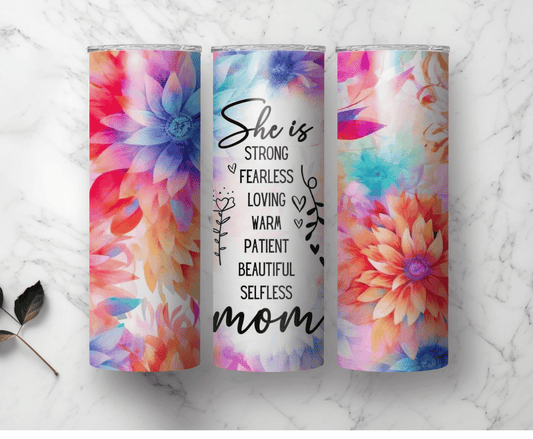 She Is Strong | Sublimation Tumbler Transfer