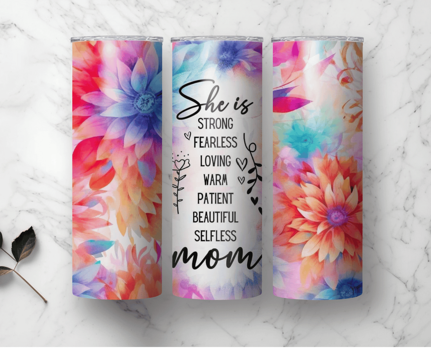 She Is Strong | Sublimation Tumbler Transfer - Griffin Expressions