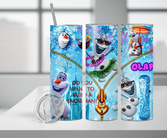Snowman | Sublimation Tumbler Transfer