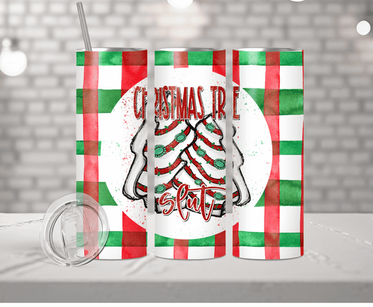 Christmas Tree Slut | Sublimation Tumbler Transfer